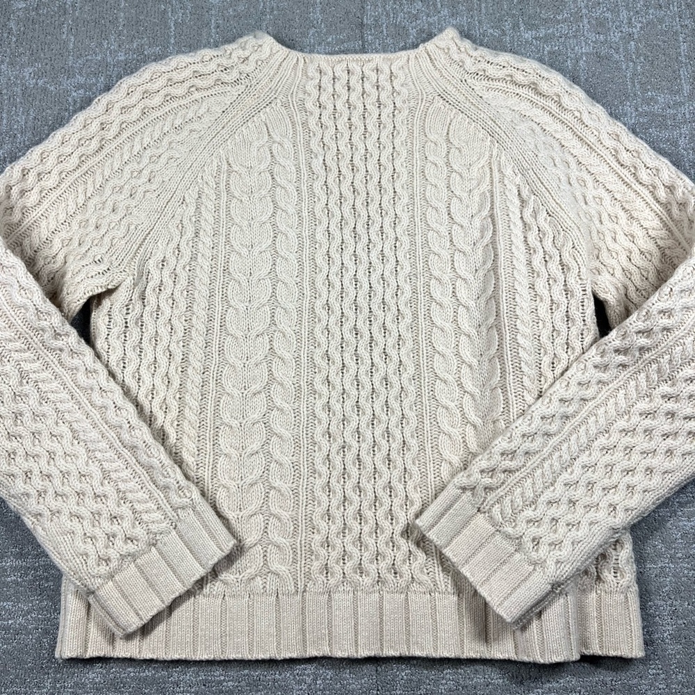 Pendleton Cream Cable Knit Sweater - image 2